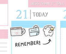 Load image into Gallery viewer, S_622 Squidge Reminders! | Squidge Stickers | Planner Stickers