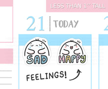 Load image into Gallery viewer, S_628 Squidge - Happy/Sad | Squidge Stickers | Planner Stickers
