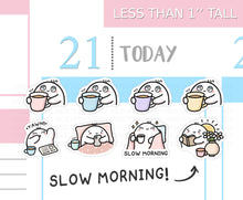 Load image into Gallery viewer, S_629 Slow Mornings | Squidge Stickers | Planner Stickers