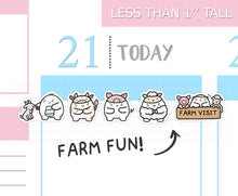 Load image into Gallery viewer, S_633 Farm Day Out | Squidge Stickers | Planner Stickers