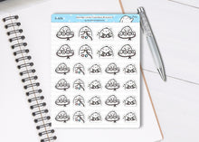 Load image into Gallery viewer, S_634 Making (Friendship) Bracelets | Squidge Stickers | Planner Stickers