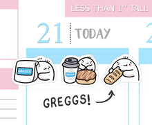 Load image into Gallery viewer, S_638 Greggs | Squidge Stickers | Planner Stickers