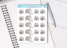 Load image into Gallery viewer, S_639 Reading Spicy Books | Squidge Stickers | Planner Stickers