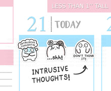 Load image into Gallery viewer, S_640 Intrusive Thoughts | Squidge Stickers | Planner Stickers