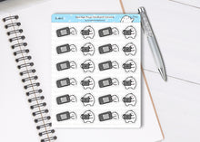 Load image into Gallery viewer, S_641 Handheld Console (Black) | Squidge Stickers | Planner Stickers