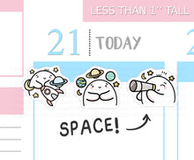 Load image into Gallery viewer, S_643 Space | Squidge Stickers | Planner Stickers