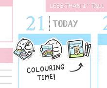 Load image into Gallery viewer, S_645 Colouring Book | Squidge Stickers | Planner Stickers