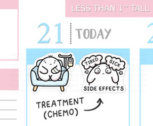 Load image into Gallery viewer, S_649 Treatment (Chemo etc) | Squidge Stickers | Planner Stickers