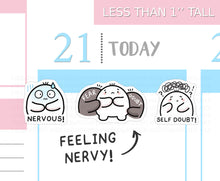 Load image into Gallery viewer, S_652 Self Doubt/Nervous | Squidge Stickers | Planner Stickers