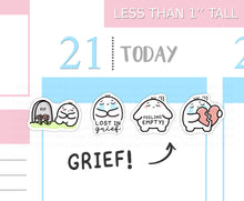 Load image into Gallery viewer, S_658 Grief Sampler | Squidge Stickers | Planner Stickers