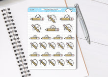Load image into Gallery viewer, S_659 Pencil | Squidge Stickers | Planner Stickers