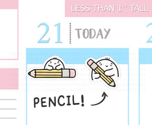 Load image into Gallery viewer, S_659 Pencil | Squidge Stickers | Planner Stickers