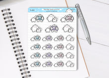 Load image into Gallery viewer, S_661 Walking With Kid | Squidge Stickers | Planner Stickers