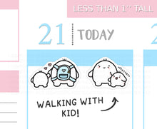 Load image into Gallery viewer, S_661 Walking With Kid | Squidge Stickers | Planner Stickers