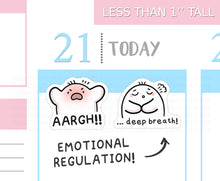 Load image into Gallery viewer, S_664 Need Deep Breaths | Squidge Stickers | Planner Stickers
