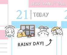 Load image into Gallery viewer, S_667 Rainy Day | Squidge Stickers | Planner Stickers