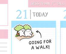 Load image into Gallery viewer, S_668 Walking With Friend | Squidge Stickers | Planner Stickers