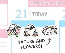 Load image into Gallery viewer, S_669 Flowers and Nature | Squidge Stickers | Planner Stickers
