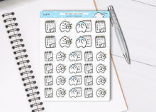 Load image into Gallery viewer, S_679 To Do Lists | Squidge Stickers | Planner Stickers