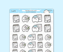 Load image into Gallery viewer, S_679 To Do Lists | Squidge Stickers | Planner Stickers