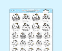 Load image into Gallery viewer, S_683 Unbothered Queen | Squidge Stickers | Planner Stickers