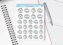 Load image into Gallery viewer, S_685 Sensory Overload | Squidge Stickers | Planner Stickers