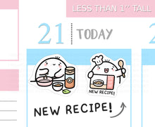 Load image into Gallery viewer, S_705 Cooking New Recipe | Squidge Stickers