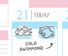 Load image into Gallery viewer, S_767 Cold Water Swimming | Squidge Stickers