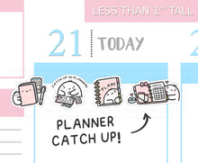 Load image into Gallery viewer, S_809 Catch Up In Planner | Squidge Stickers