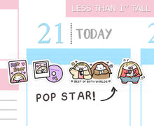Load image into Gallery viewer, S_834 Pop Star Hannah | Squidge Stickers