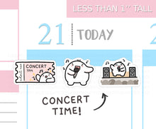 Load image into Gallery viewer, S_848 Going to a Concert! | Squidge Stickers