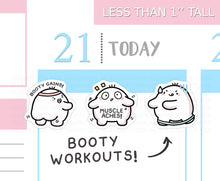 Load image into Gallery viewer, S_861 Booty Workout | Squidge Stickers