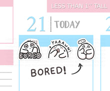 Load image into Gallery viewer, S_876 Bored! | Squidge Stickers