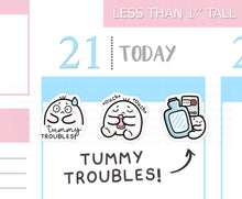Load image into Gallery viewer, S_879 Tummy Troubles | Squidge Stickers