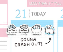 Load image into Gallery viewer, S_880 Crash Out! | Squidge Stickers