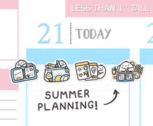Load image into Gallery viewer, S_881 Summer Planning Time | Squidge Stickers