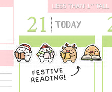 Load image into Gallery viewer, S_734 Festive Reading | Squidge Stickers