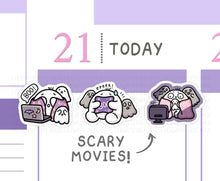Load image into Gallery viewer, S_962 Watching Scary Movies | Spooky/Halloween Collection