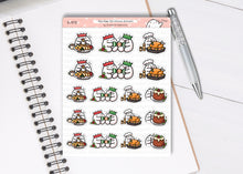 Load image into Gallery viewer, S_973 Christmas Meal | Squidge Stickers