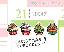 Load image into Gallery viewer, S_984 Festive Cupcakes | Squidge Stickers
