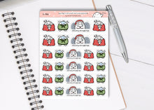 Load image into Gallery viewer, S_986 Festive and Overwhelmed! | Squidge Stickers