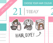 Load image into Gallery viewer, L_262 Hair Dye | Lottie Stickers | Planner Stickers