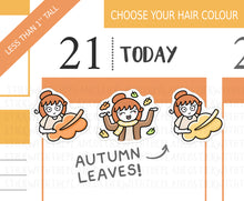 Load image into Gallery viewer, FL_032 Leaves! | Lottie Stickers | Autumn/Fall and Halloween Planner Stickers