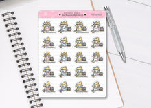 Load image into Gallery viewer, L_341 Overworked | Lottie Stickers | Planner Stickers
