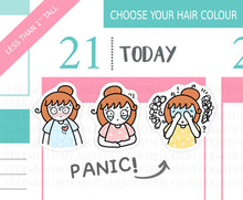 Load image into Gallery viewer, L_342 Panic | Lottie Stickers | Planner Stickers