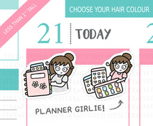 Load image into Gallery viewer, L_309 Planner Girlie | Lottie Stickers | Planner Stickers