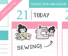 Load image into Gallery viewer, L_311 Sewing | Lottie Stickers | Planner Stickers