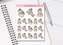Load image into Gallery viewer, L_320 Spring Witch | Lottie Stickers | Planner Stickers