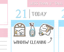 Load image into Gallery viewer, S_012 Squidge Washes the Windows | Squidge Stickers | Planner Stickers