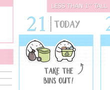 Load image into Gallery viewer, S_019 Squidge Takes the Bins Out | Squidge Stickers | Planner Stickers